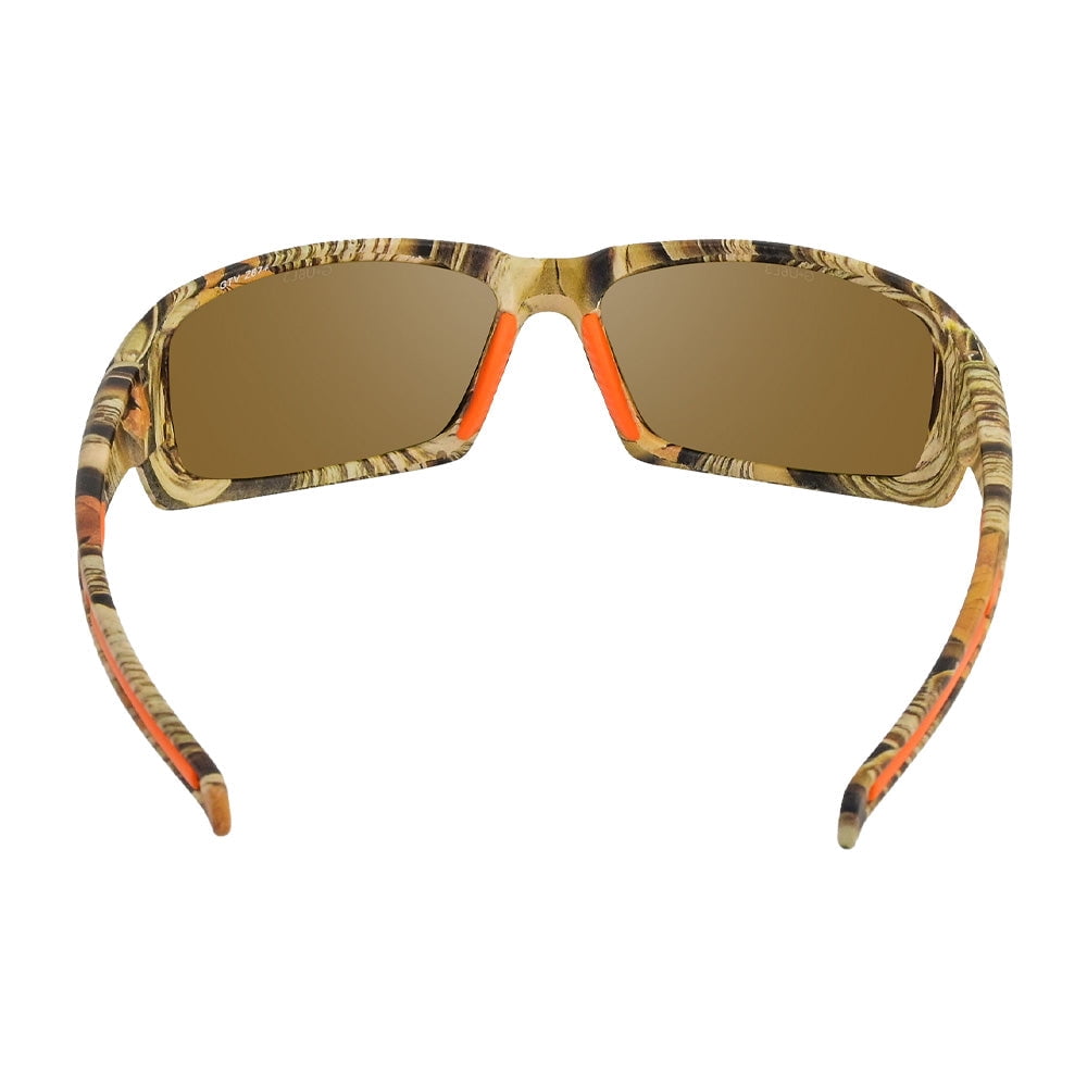 Safety Vu Outdoors Safety Glasses Full Frame Camo in Orange PC Lens