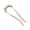 Golden, variant on Soumake French Hair Fork Elegant Faux Pearl Anti-slip Long Thick Hair Updo Bun Metal U-Shaped Hair Pin Stick Women Girls Hair Accessories