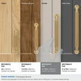thumbnail image 3 of Amerock Collet 5-1/16 inch (128mm) Center-to-Center Champagne Bronze Cabinet Pull, 3 of 6