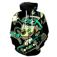 thumbnail image 1 of Sudadera con capucha y cremallera para hombre, diseño de monopatín de dibujos animados, talla grande, unisex, genial, gran oferta 2024, moda divertida, hip hop, para adolescentes., 1 of 6