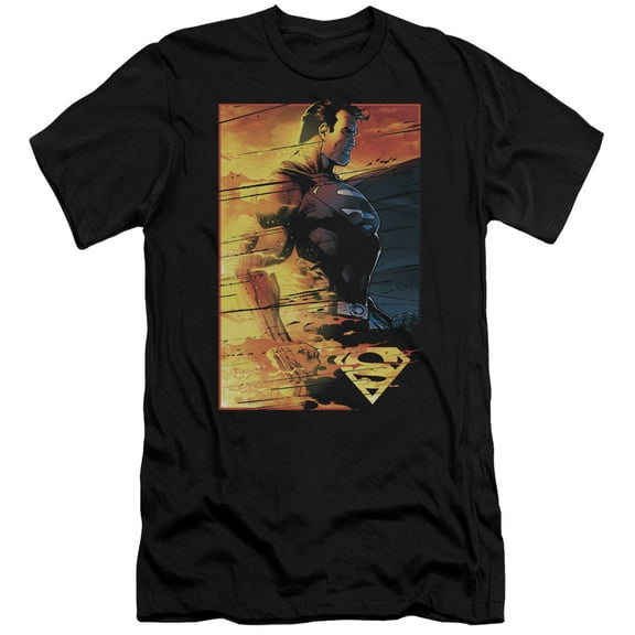 Superman - Fireproof - Premium Slim Fit Short Sleeve Shirt - X-Large