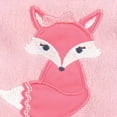 thumbnail image 2 of Luvable Friends Baby Girl Cotton Burp Cloths with Fiber Filling 3pk, Foxy, One Size, 2 of 9