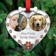 thumbnail image 5 of Adorno Navideño Con Foto De Perro, Adorno Para Mascotas De Doble Imagen, Adorno Con Huellas De Patas En Mi Corazón, Adorno Conmemorativo Para Perros, 5 of 5