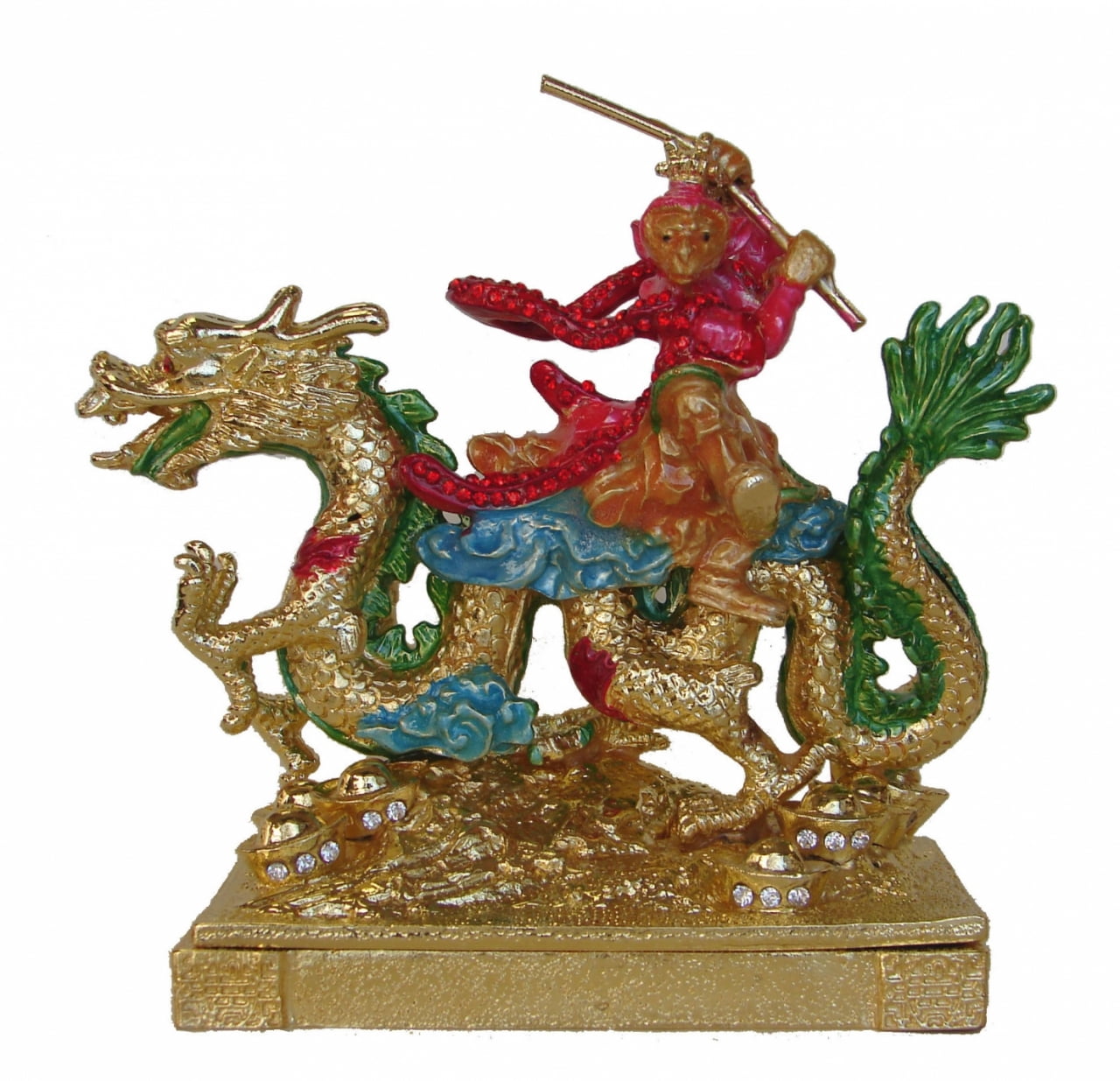 monkey king on dragon for business success