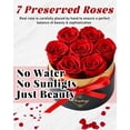 thumbnail image 3 of Rosas preservadas Forever Flowers Changshunqi en caja x7, 3 of 9
