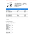 thumbnail image 2 of Fuel Pump Assembly 1 - Compatible with 2008 - 2013 INFINITI G37 3.7L V6 2009 2010 2011 2012, 2 of 2