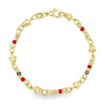 Gold Filled Azabache Beaded Bracelet