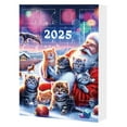 thumbnail image 4 of Eliaeconx Christmas Countdown Calendar, 2025 Cat Ornament Advent Calendar with 24 Surprise Gifts, Holiday Pendant and Festive Decorations, D, 4 of 4