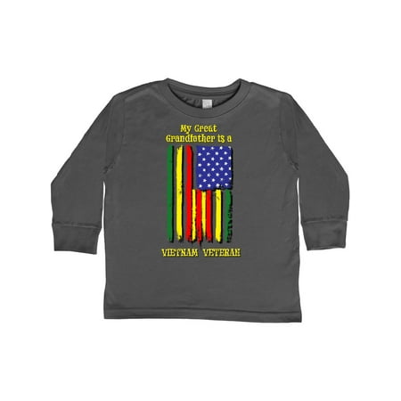 

Inktastic My Great Grandfather is a Vietnam Veteran Gift Toddler Boy or Toddler Girl Long Sleeve T-Shirt