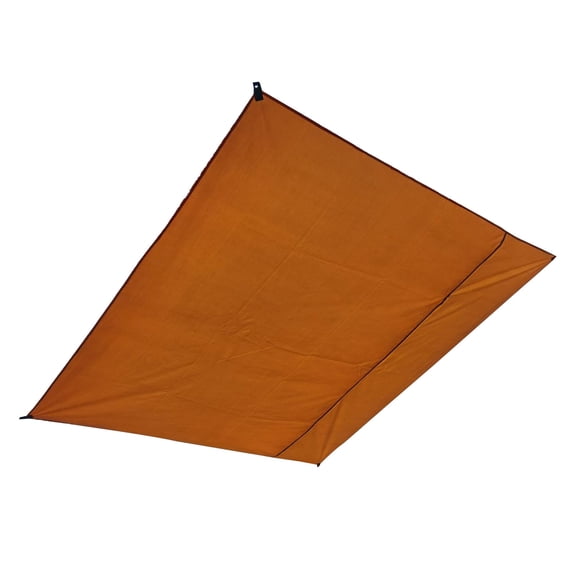 Tunhigl Waterproof UV Protection Square Shade Sail Canopy 83x79in for Camping Outdoor Sun Shade Patio Garden Deck Shading Orange