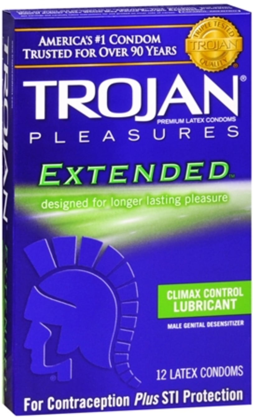 trojan condoms extended pleasure