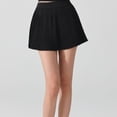 thumbnail image 6 of felwors Women's Pleated Active Skort with Built-in Shorts - High Waisted Tennis Skirt for Golf, Running, Workout (Black, M), 6 of 6