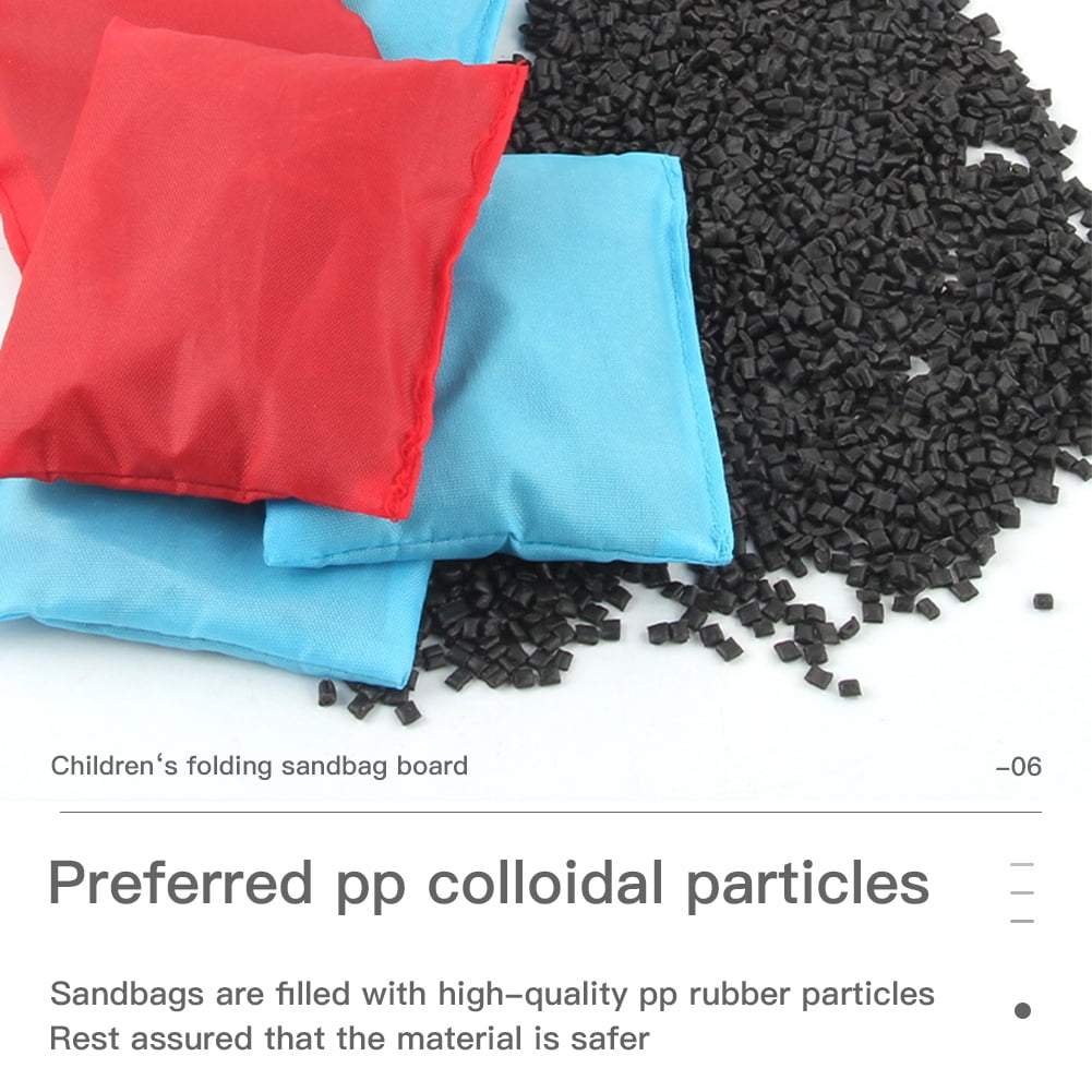 Children's Folding Sandbag Board, Funny Outdoor Toys for Toddlers, Boys Girls Family Party Gifts, Preschool Game Toys for Outside, Indoor, Backyard