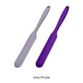 thumbnail image 4 of Maytalsory 2piece Silicone Spatula For Jar Scraping Safe And Convenient Kitchen Scraper Set Cake Spatula gray+purple, 4 of 6