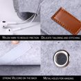 thumbnail image 5 of Bolsillo de fieltro gris para cama, organizador para cama, sofá, bolsa de almacenamiento colgante junto a la cama, para botellas, revistas, control remoto, teléfono, tabletas y libros, 5 of 5
