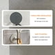 thumbnail image 5 of Wosthever Gancho de rama Soporte para llaves de pared Estilo colgante Perchero sin perforaciones Perchero Autoadhesivo para baño Hogar Cocina Almacenamiento y organización del hogar Amarillo, 5 of 6