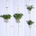 thumbnail image 5 of Hanging Planter, Casewin 2 Pack Macrame Plant Hangers, Rope Flower Pot Hanger for Indoor and Outdoor Patio Deck Ceiling Plant Holder, 5 of 8