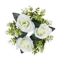 thumbnail image 2 of Anillo de vela BLESIY decoración del hogar corona de rosas artificiales 23 cm, 2 of 8