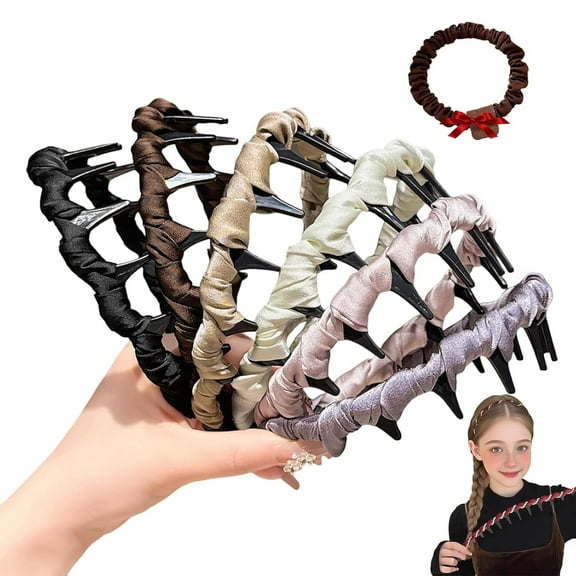 Retro High Skull Pearl Headband, Vintage High Cranium Artificial Pearl Hairband, Reversible Retro Fashion Tooth High Skull Headband, Serrated Anti-Slip Teeth for Elegant Daily Wear