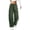 Green, variant on LVHAOGJOB Womens Cargo Pants Elastic Waist Wide Leg Pants Athletic Hiking Straight Leg with Pockets Trousers for Ladies