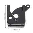 thumbnail image 6 of FENGGUIQU 1 Set Slide Latch Lock Gate Lock Black Carbon Steel for Doors and Gates, 6 of 7