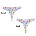 thumbnail image 3 of Balery Bear And Polka Dot Tangas de Algodón para Mujer con Estampado – Ropa Interior Sexy, Transpirable, G-string-Small, 3 of 6