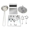 thumbnail image 2 of Gnmfd Stainless Steel Candy & Baking Tool Set, Cookie Dough Cutters, Mini Shapes for Cake, Chocolate, Bread, Fudge, Holiday Party, Festival Baking, Kitchen Essentials, 2 of 5