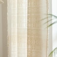 thumbnail image 4 of Namzi Elegant Bedroom Window Curtains - Beige Curtain for Living Room, 214x132CM Rod Pocket Curtain Panel, Lightweight Polyester Curtains , 1 slice for Home Decor.Style B, 4 of 5