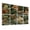 Color 4, variant on 8 Pack Art Acoustic Panels Sound Absorbing Abstract Geometric Green Decorative Soundproof Wall Panels Self Adhesive for Nursery Game Room Bedroom 48"x32"
