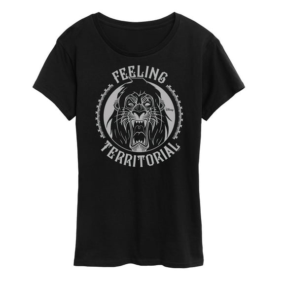 Disney Villains - Feeling Territorial Scar - Women's Short Sleeve Graphic T-Shirt