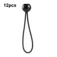 thumbnail image 3 of Greeniant 12 Uds. De pinzas para tienda, dosel, bola de cuerda, lonas elásticas fijas para poste de barco, resistentes a la intemperie, para carpas punto blanco negro, 3 of 6