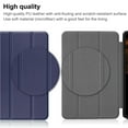 thumbnail image 2 of Allytech Galaxy Tab S9 Ultra Case SM-X910, Ultra Slim Fit Shell Kickstand Auto Sleep Wake Shockproof Protective Back Cover Case for Samsung Galaxy Tab S9 Ultra 14.6" - Darkblue, 2 of 10
