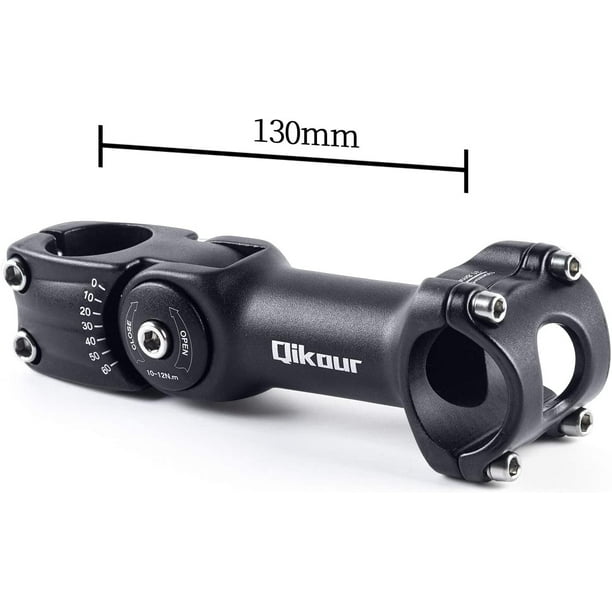 Bike Stem 31.8 Bicycle Stem Adjustable 0 60 Degree Handlebar Riser