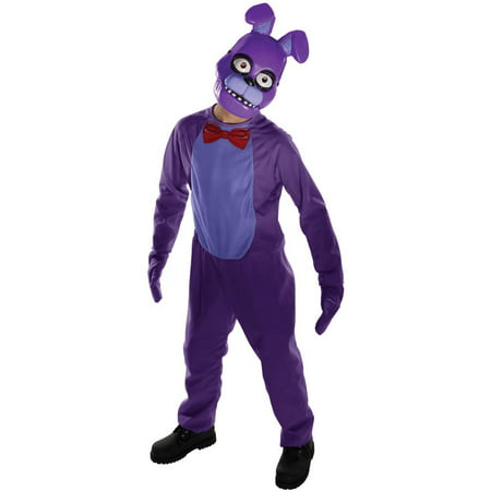 Five Nights at Freddys: Bonnie Child Costume L (Best Freddy Krueger Costume)