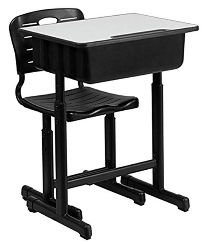 Zimtown Height Adjustable Kids Desk And Chair Set Student Desk For