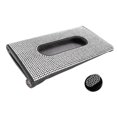 thumbnail image 1 of Parasol para coche, cubierta protectora de cristal brillante, Clip de gancho para máscara con purpurina, 1 of 2
