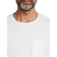 thumbnail image 3 of Athletic Works Men's and Big Men's Active Soft Blend Pocket T-Shirt, 3 of 5