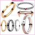 thumbnail image 3 of Anillo Bruja Escarlata de Marvel Recubrimiento en Oro Rosa/Anillos Logo y Pavé en Dos Tonos Signature Recubrimiento, 3 of 4