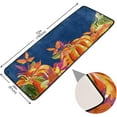 thumbnail image 2 of Dreamtimes Autumn Leaves Pumpkins Hallway Runner Rug 2'x6' Kitchen Rug with Rubber Backing Vintage Thanksgiving Day Non Slip Entryway Rug Runner Soft Area Rug for Hallway Bedroom Kitchen, 2 of 6