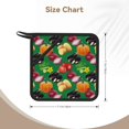 thumbnail image 2 of 2PCS Pot Holders for Kitchen - Heat Resistant Silicone Pot Holders with Hanging Loop, Onion vegetable pumpkin Non Slip Oven Hot Pads, Potholders for Decor Baking Cooking Kitchen, 2 of 6