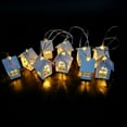 thumbnail image 3 of PENGXIANG 2m 10pcs Led Christmas Tree House Style Fairy Light Led String New Year gifts, 3 of 5