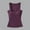 Purple, variant on ECZHAW Women's Sleeveless Square Neck Camisole Summer Daily Casual Solid Color Slim Fit Tank Top