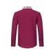 thumbnail image 3 of Blusa y camisa de manga larga con cuello vuelto para hombre, cárdigan liso con cuello vuelto, blusa de negocios con botones de poliéster para hombre, 3 of 8