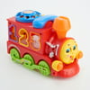 Huile Musical Learning Train Toy Electric Bump and Go Train with Blocks,Lights,Sounds for baby