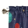 thumbnail image 6 of Universe Stars Polka Dots Astronaut Curtain Home Decoration Living Room Short Curtains Window Treatments For Kitchen Bedroom, 6 of 6