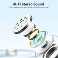 thumbnail image 5 of Auriculares inalámbricos, auriculares Bluetooth 5.3, tiempo de reproducción de 40 horas, auriculares intrauditivos estéreo de graves profundos, pantalla de alimentación LED, auriculares con cancelació, 5 of 5