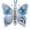 Sky Blue-1pc, variant on Christmas Cash Gift Ornament, Acrylic Christmas Butterfly Shaped Souvenir Money Holder, Seasonal Festive Hanging Printed Tree Keepsake Pendant, Funny Xmas Tree Hanging Ornament Decor