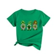 thumbnail image 4 of QIPOPIQ T-Shirts à Manches Courtes pour Femmes Col Rond St. Patrick's Day T-Shirts Saint Patricks Day Trèfle T-Shirt Vert Hauts T-Shirt Vacances T-Shirts Graphiques Offres, 4 of 6