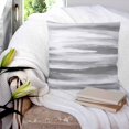 thumbnail image 2 of Grey White Ombre 20x20 Pillow Covers Set of 2, Abstract Art Oil Painting Modern Throw Pillow Covers Decorative Couch Cushion Case, Microfiber Square Pillowcases for Bedroom Car Living Room, 2 of 6