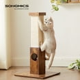 thumbnail image 3 of FEANDREA Poste de Rascado para Gatos, 73 cm, Rascador de Sisal, Marrón Rústico, 3 of 5